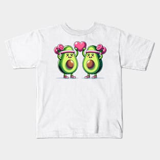 Avocado Duo's Workout Fun Kids T-Shirt